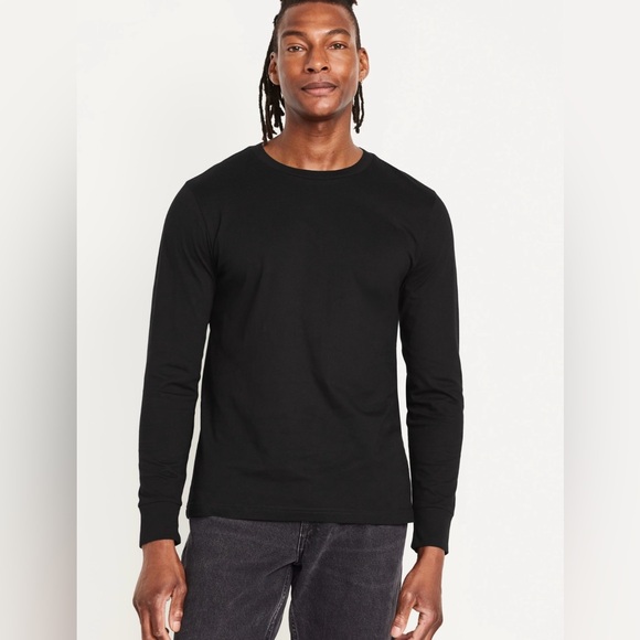 🆕 3-Pack Old Navy Men’s Rotation Crew Neck Long Sleeve T-Shirt Black XLarge XL - Picture 4 of 14